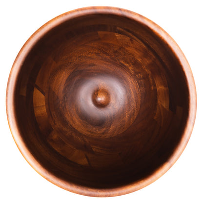Biscuitique Premium Solid American Walnut Wood Mixing Bowl Compatible with Kitchen Aid Tilt-Head Models 4.5 Quart and 5QT Stand Mixer
