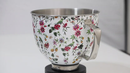 WildBlossom Stainless Steel Mixer Bowl For Kitchen Aid Tilt-Head 4.5 Quart and 5QT Stand Mixer