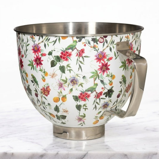 WildBlossom Stainless Steel Mixer Bowl For Kitchen Aid Tilt-Head 4.5 Quart and 5QT Stand Mixer